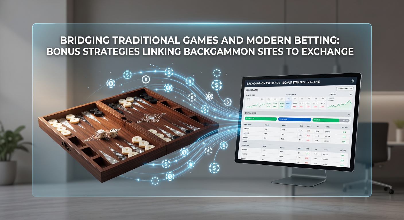 Player dashboard displaying linked backgammon achievements and active exchange bonus balances
