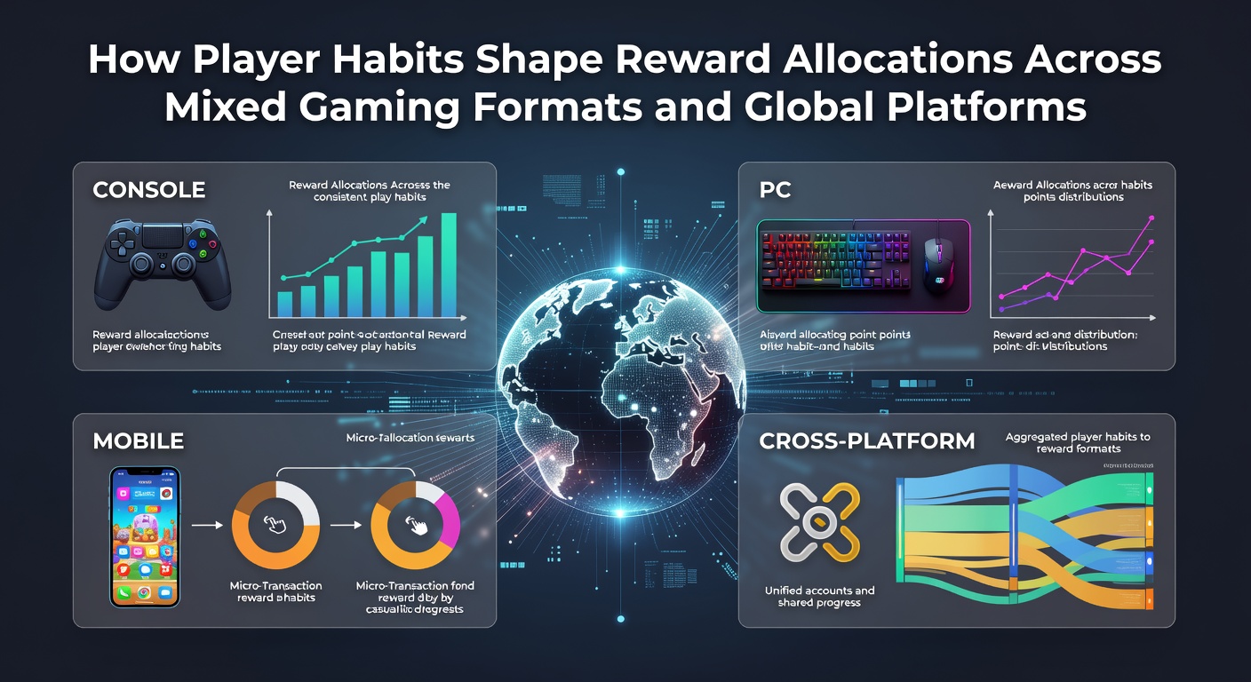 Players interacting with diverse gaming formats across global platforms showing varied engagement patterns