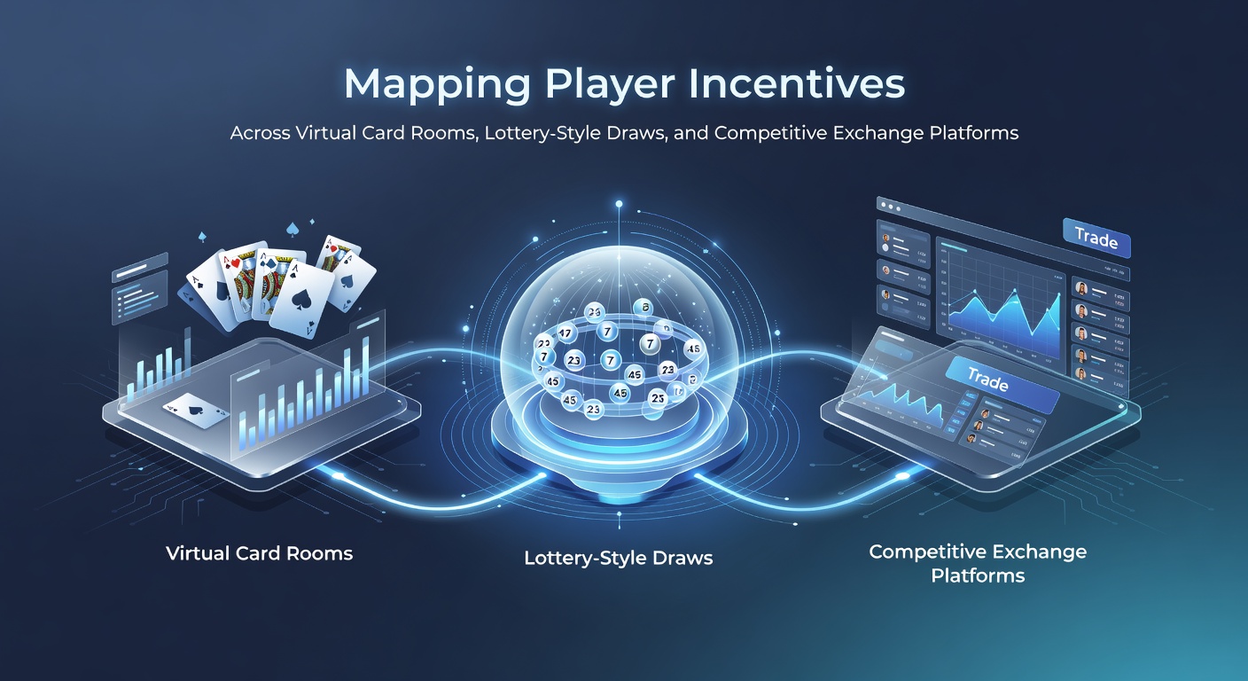 Overview of incentive mapping in virtual gaming environments including card rooms and draws