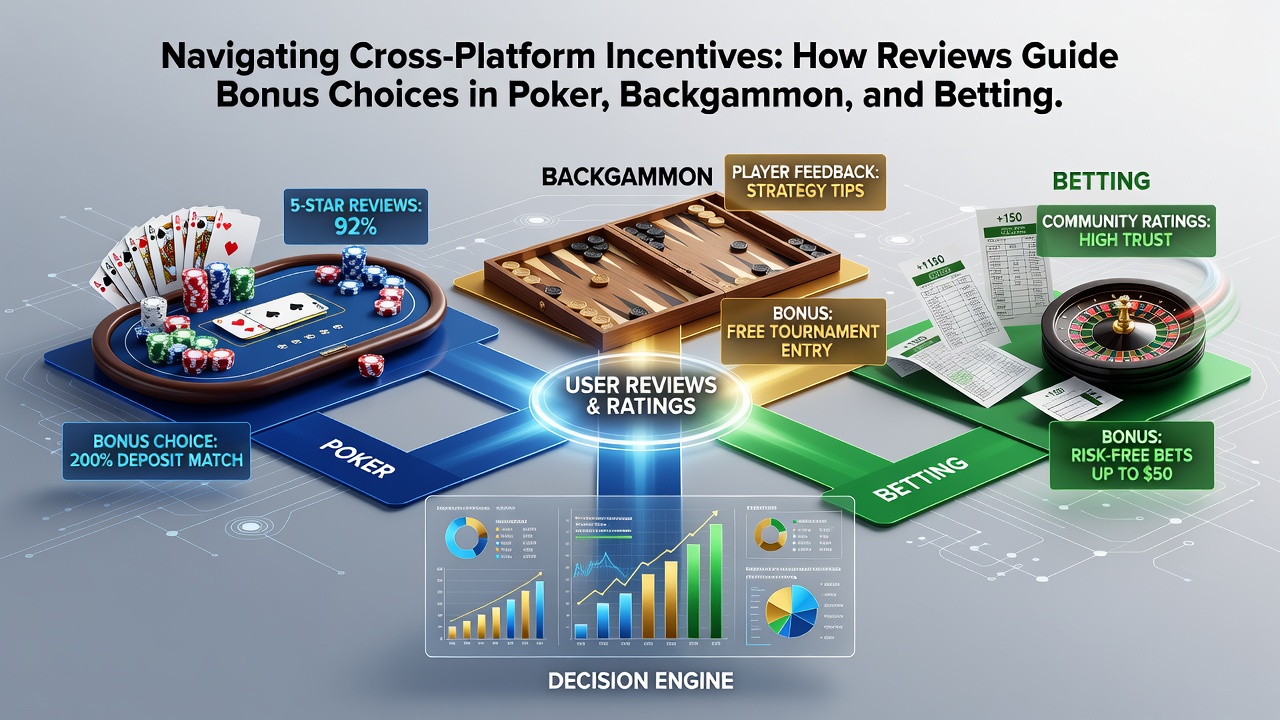 Diverse group of gamers reviewing incentive details together on tablets and smartphones