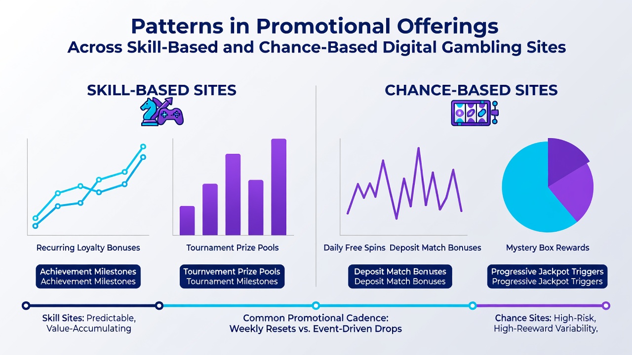 Infographic illustrating regional regulatory influences on gambling promotions