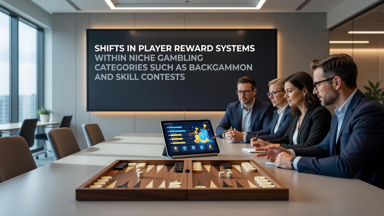 Chart displaying reward distribution trends in skill contests and backgammon categories over recent periods